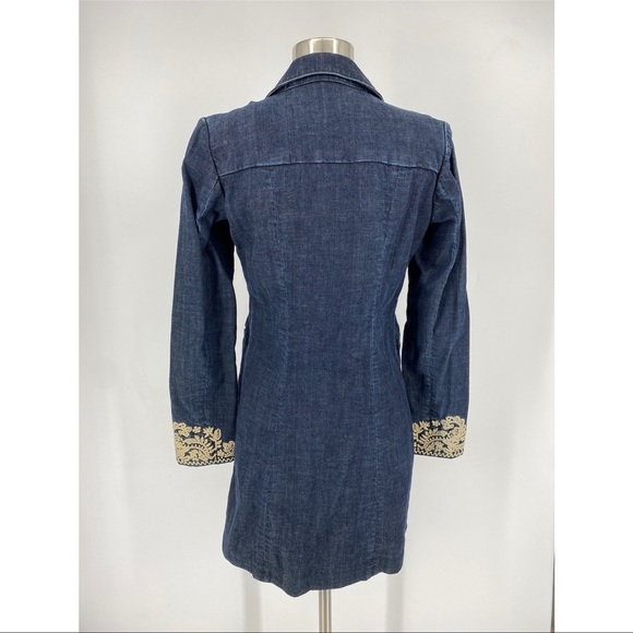 Tommy Bahama Embroidered Longline Women’s Denim Jacket - Picture 6 of 12